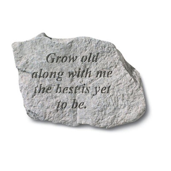 Kay Berry - Inc. Grow Old Along With Me-The Best Is Yet To Be - Memorial - 5 Inches x 3.25 Inches KA313530 - main